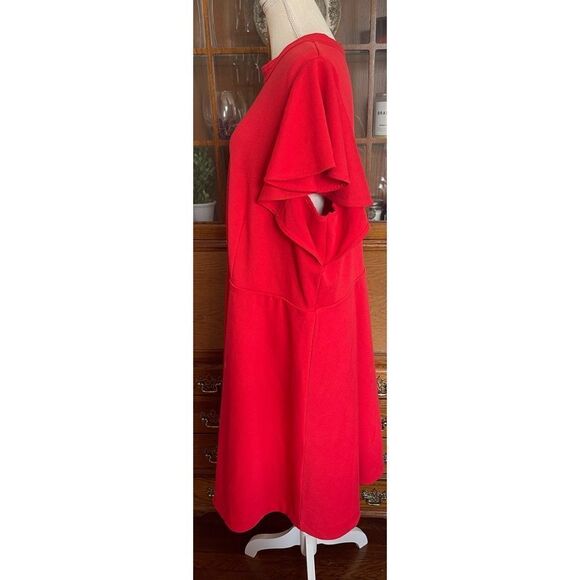 Anthropologie - Maeve Red Deena Mini Dress - Picture 7 of 8